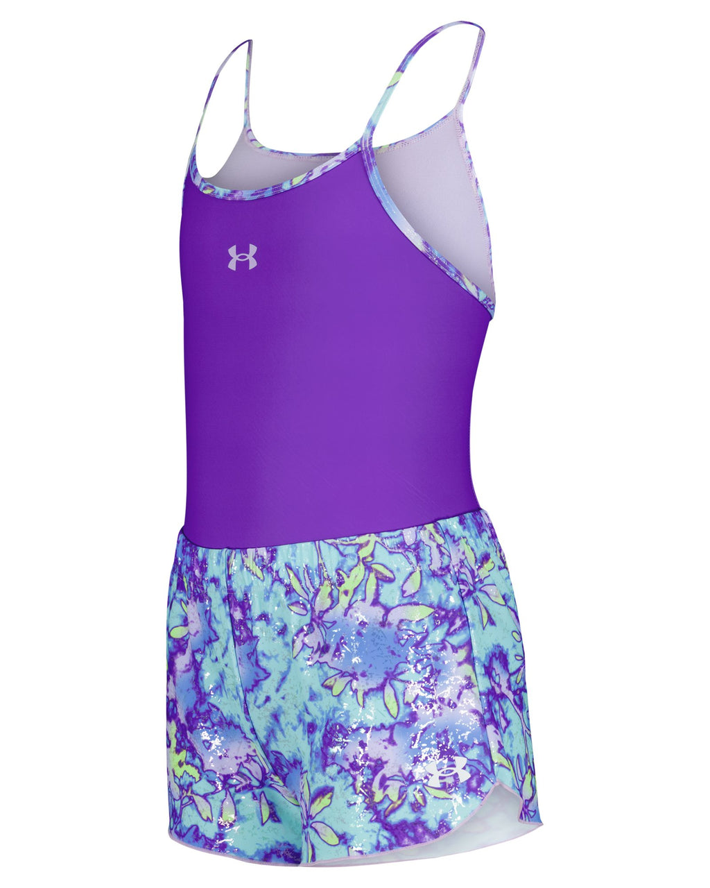 UA Floral Dye Girls' Set - Purple