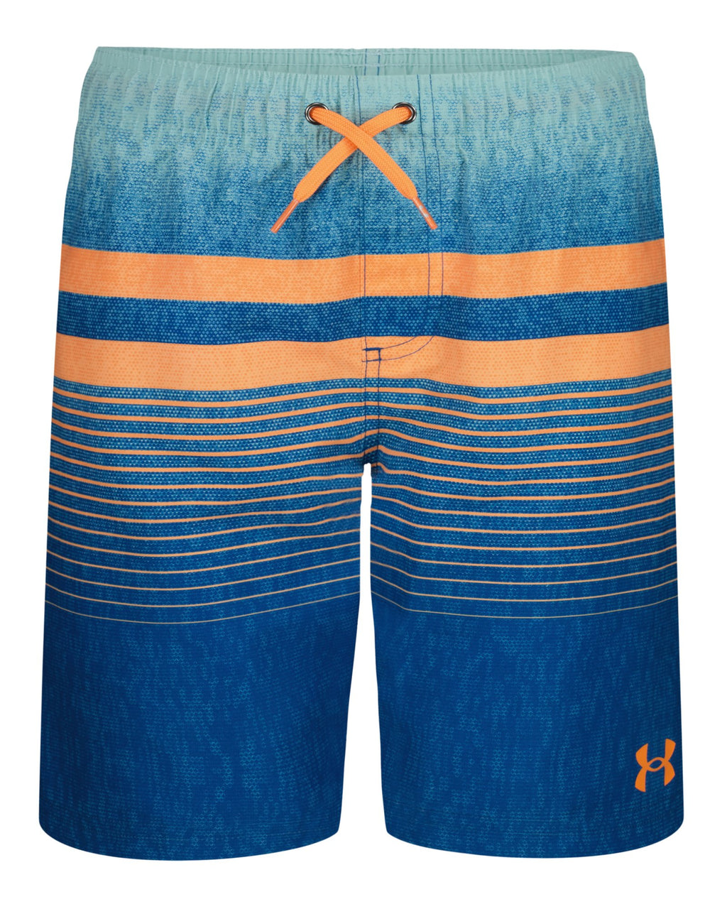 UA Striped Boys' Volley Shorts - Blue