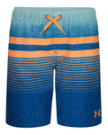 UA Striped Boys' Volley Shorts - Blue