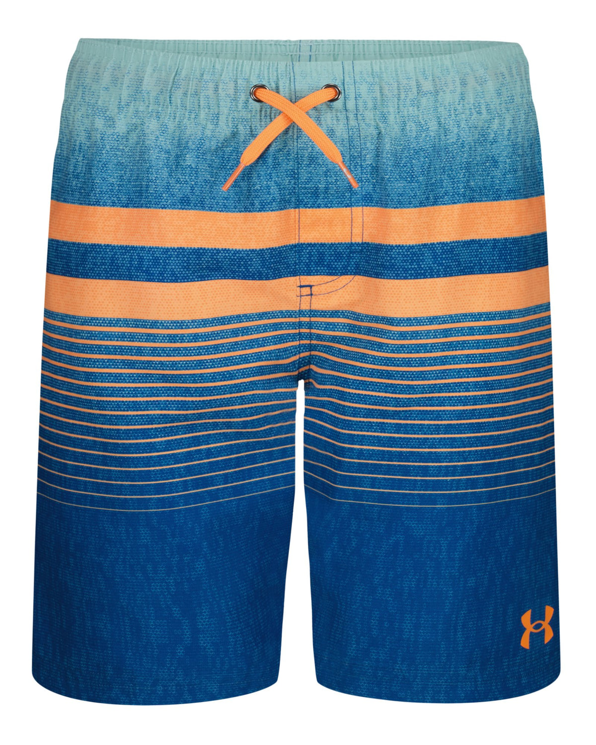 UA Striped Boys' Volley Shorts - Blue