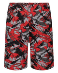 UA Printed Tech Toddler Boys' Shorts - Red