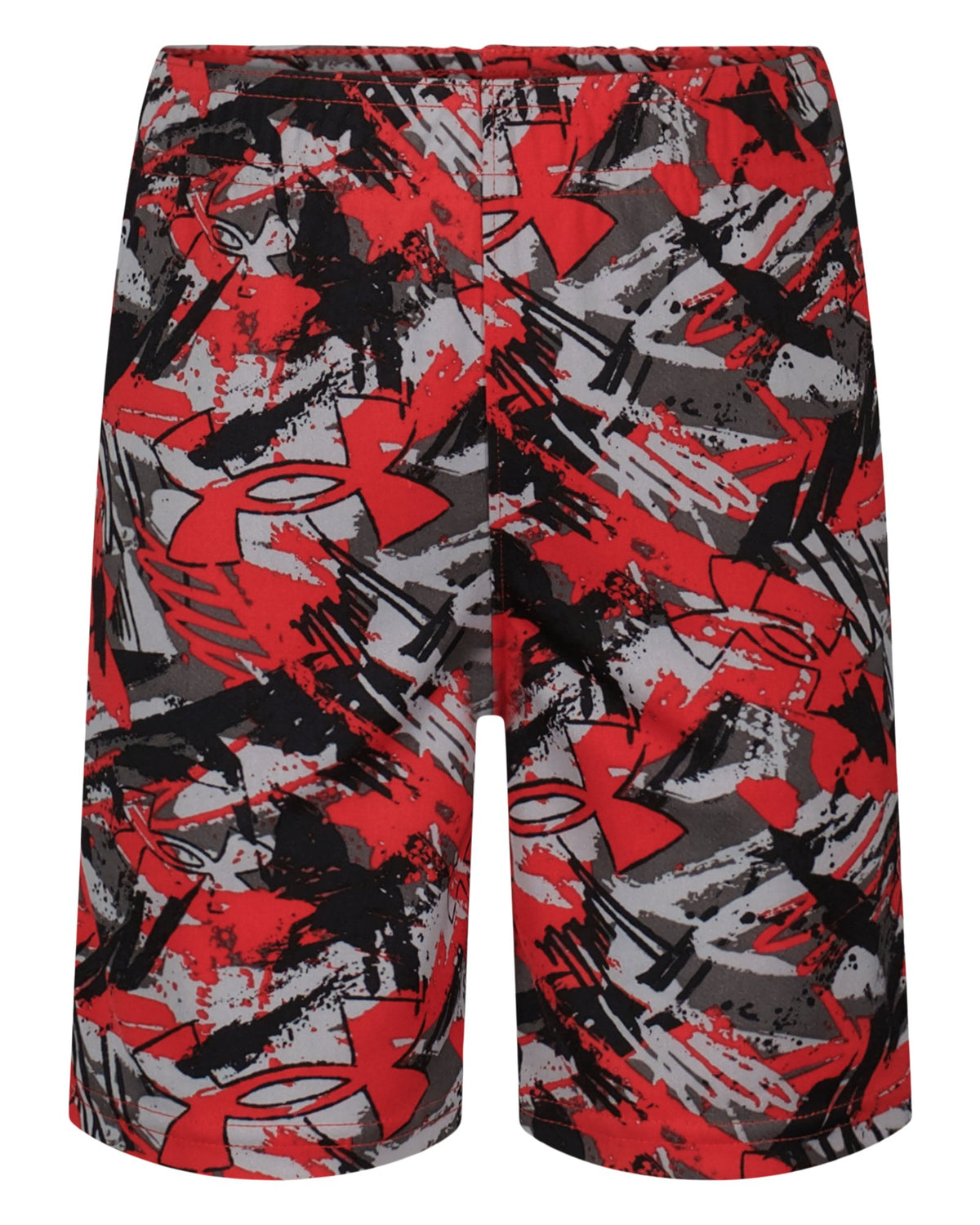 UA Printed Tech Toddler Boys' Shorts - Red