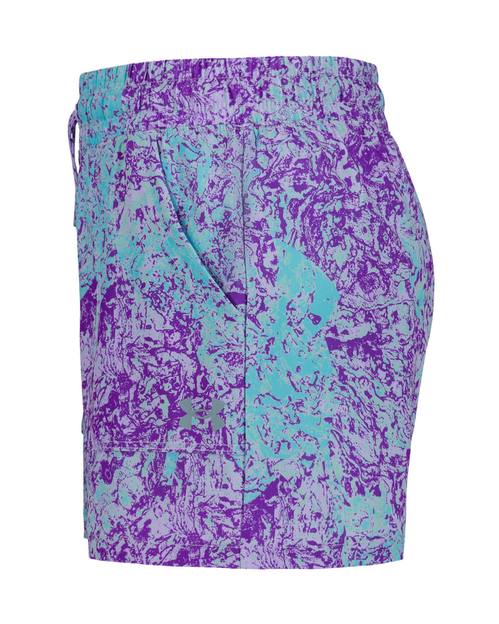 UA Tile Base Girls' Shorts - Purple