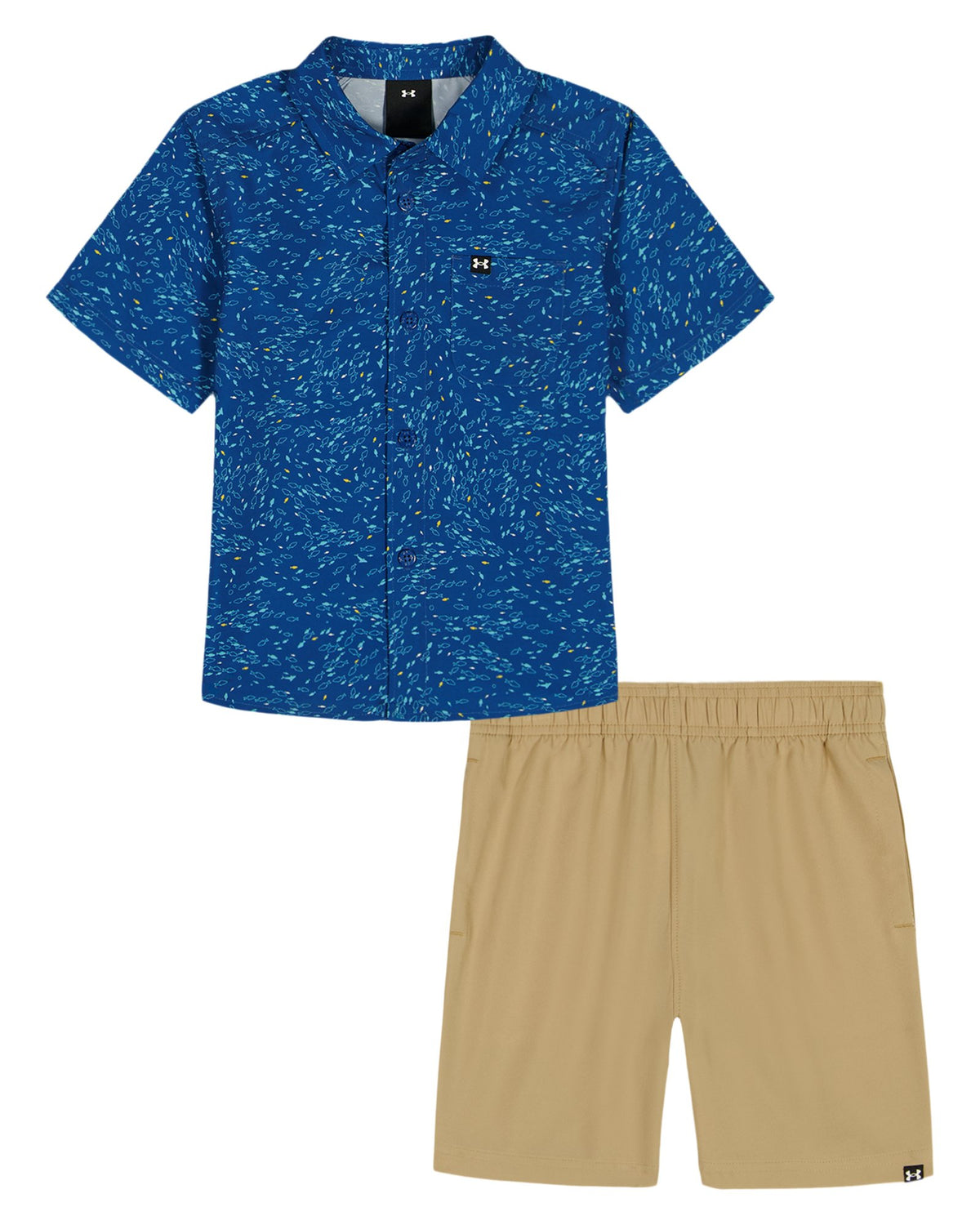 UA Drift Tide Printed Toddler Boys' Set - Blue