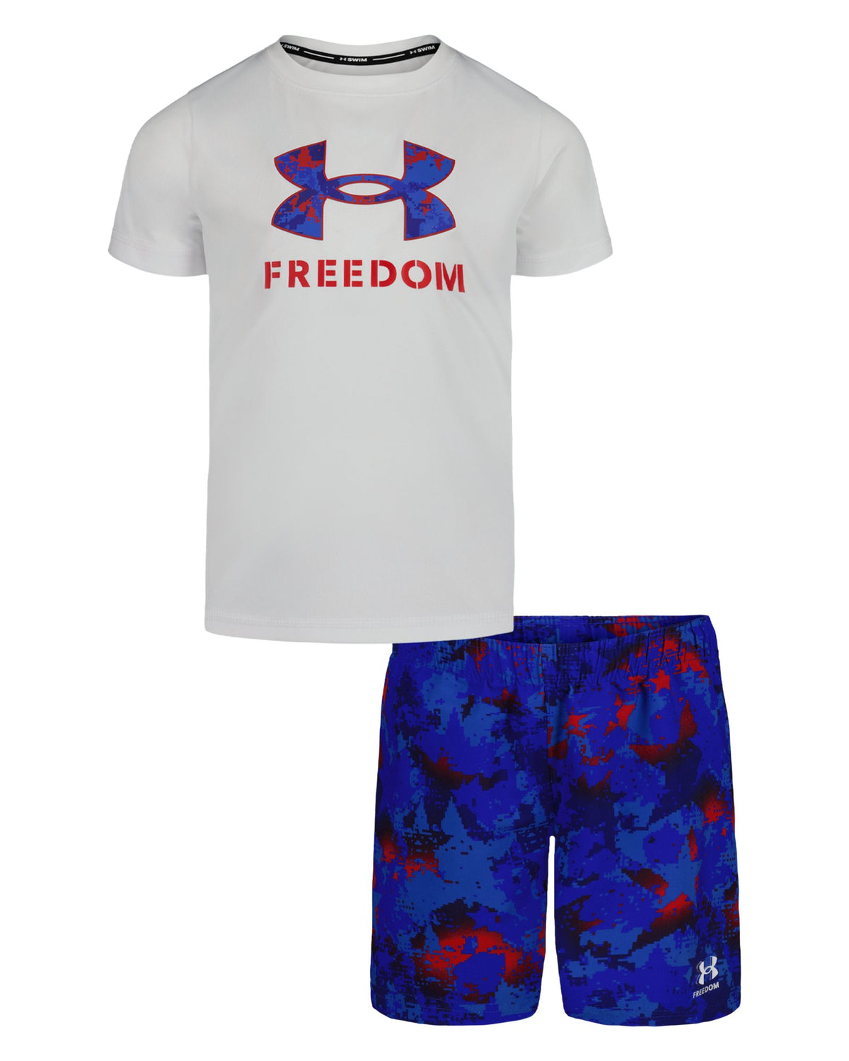 UA Freedom Little Boys' Set - White