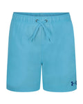 UA Compression Print Boys' Volley Shorts - Blue