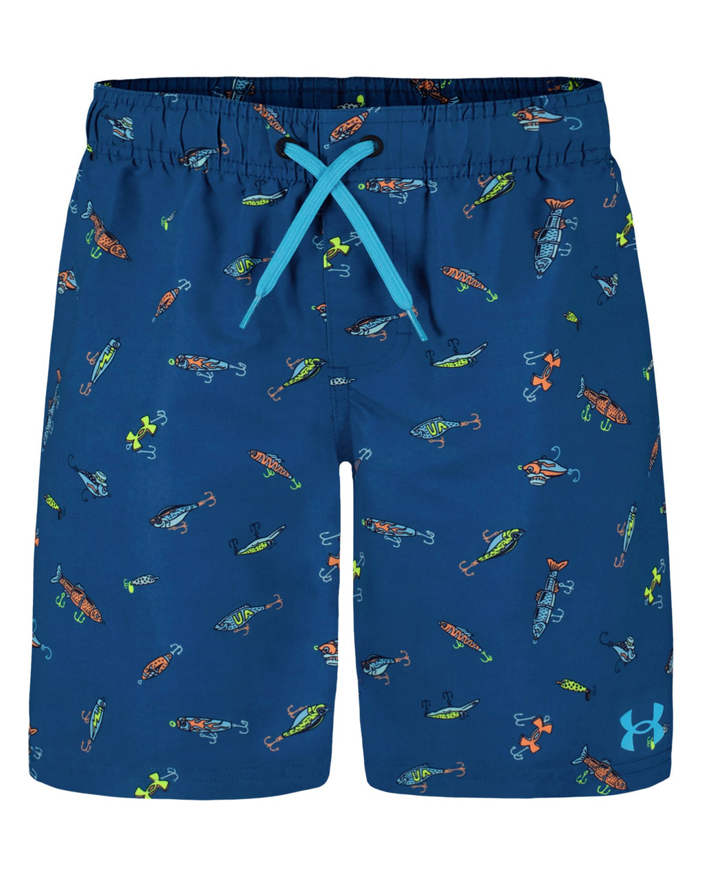 UA Lure Ditsy Boys' Volley Shorts - Blue
