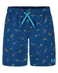 UA Lure Ditsy Boys' Volley Shorts - Blue