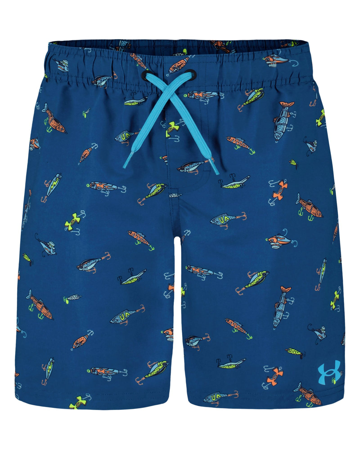 UA Lure Ditsy Boys' Volley Shorts - Blue