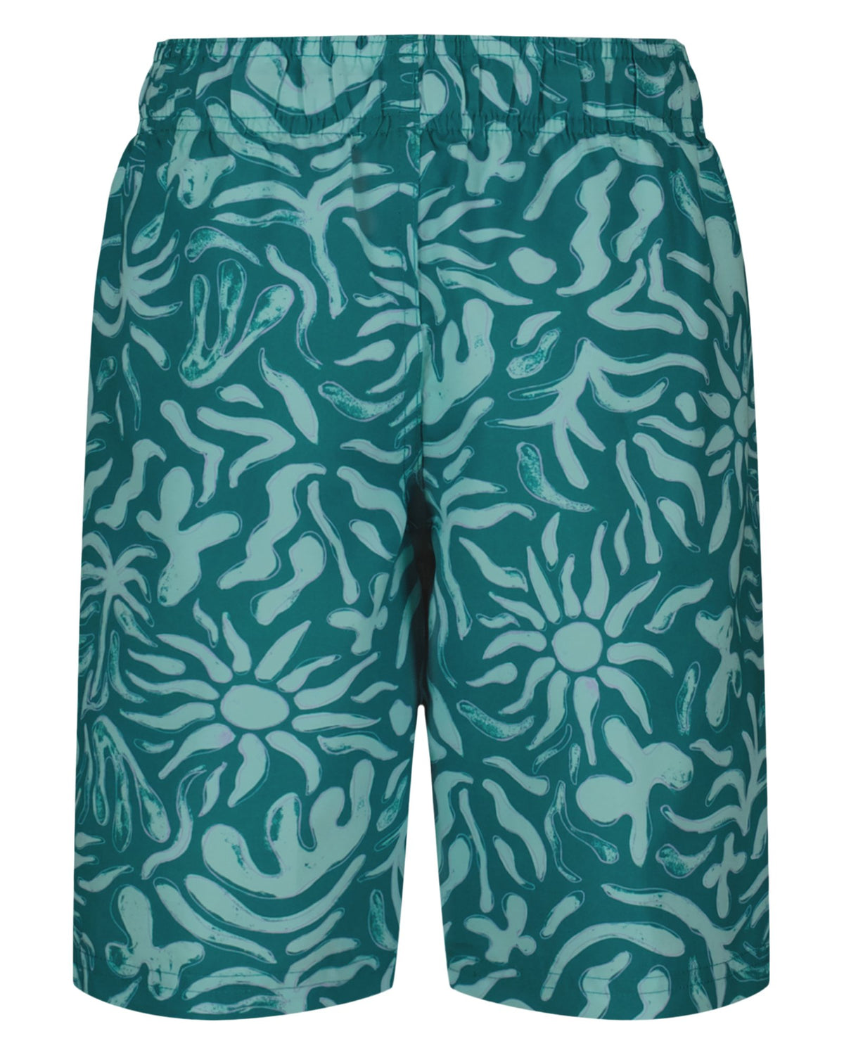 UA Etching Boys' Volley Shorts - Green