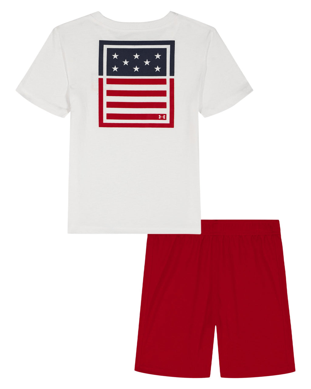UA Freedom Flag Little Boys' Set - White