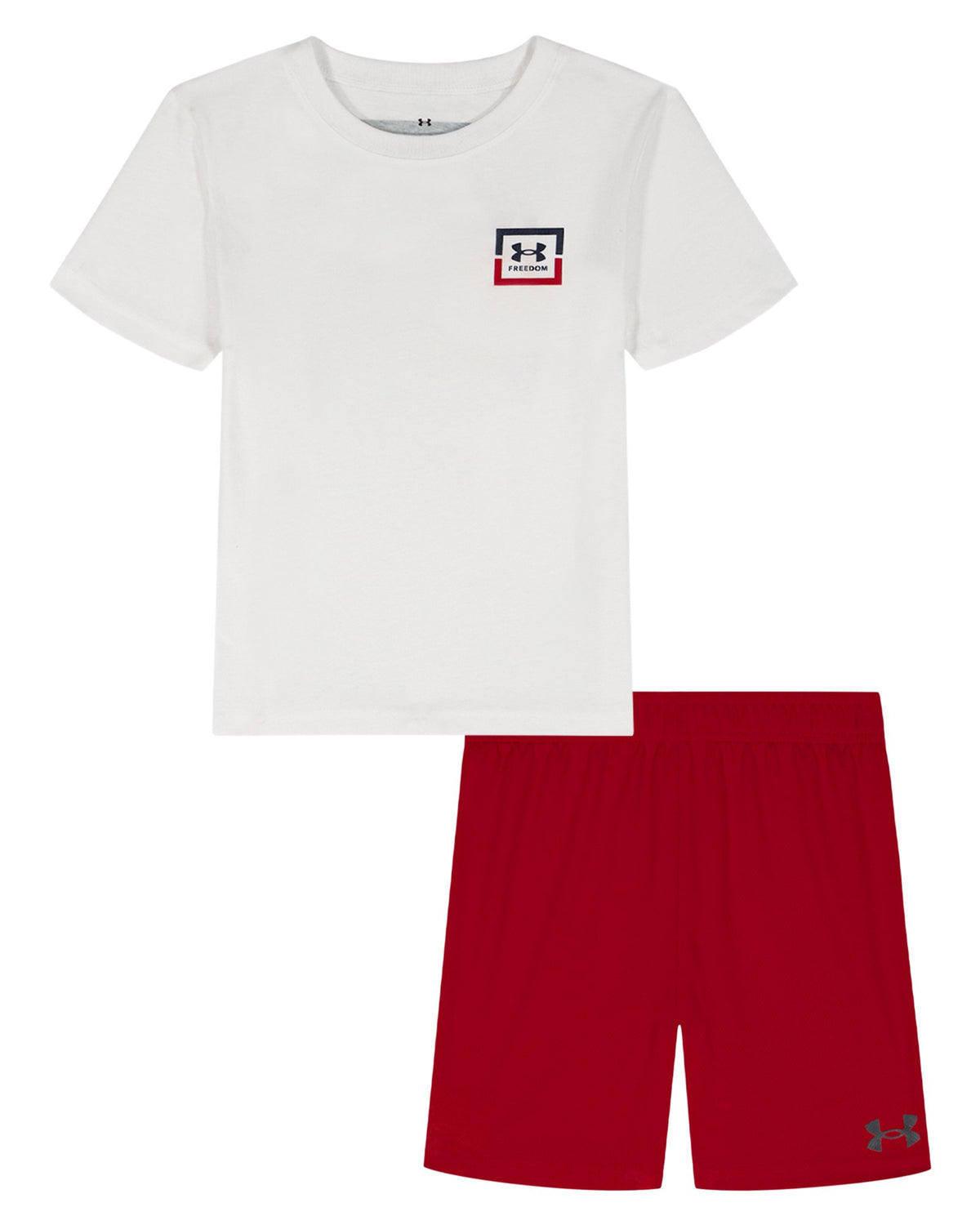 UA Freedom Flag Little Boys' Set - White