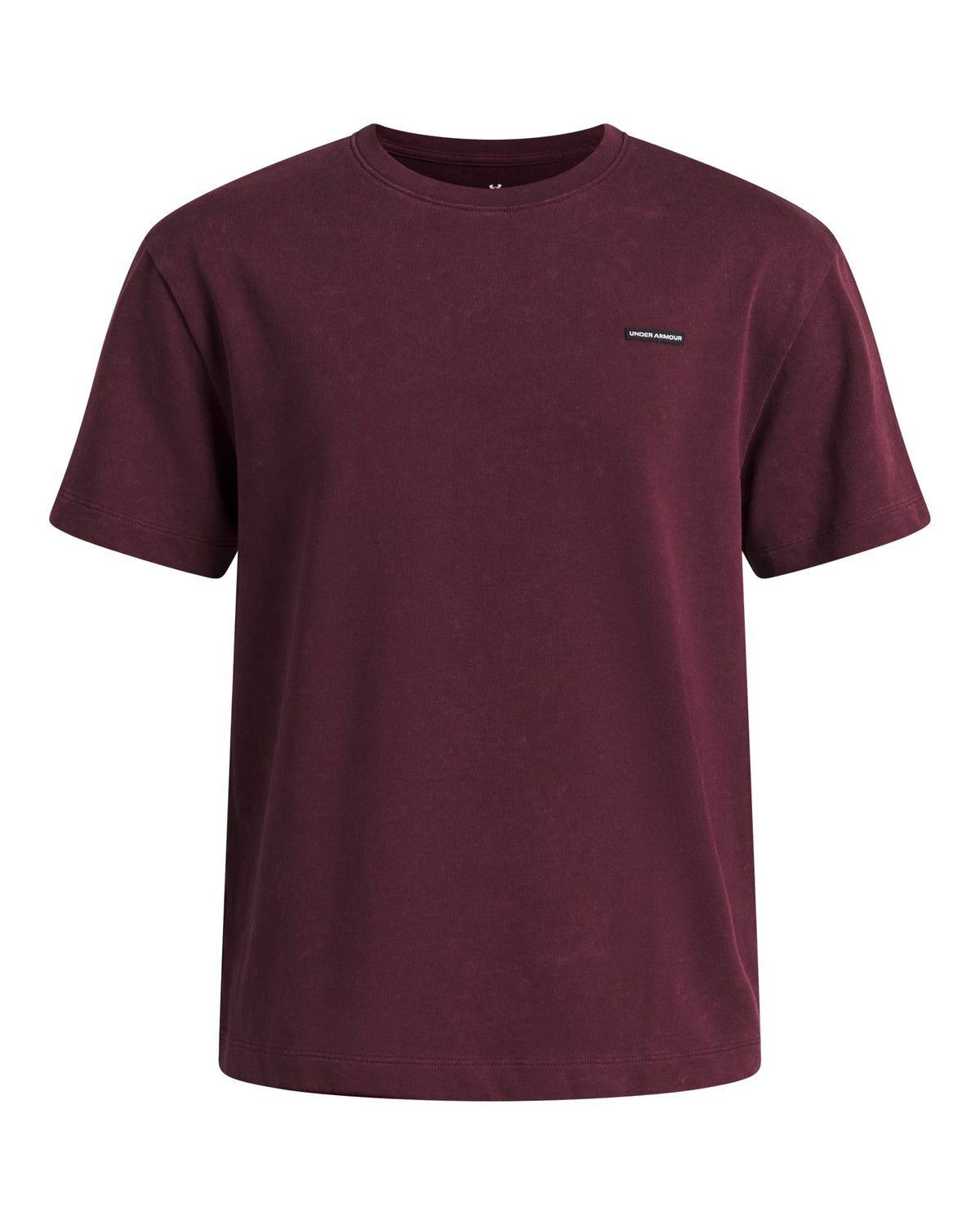 UA Heavyweight Wash Boys' Oversized Short Sleeve - Red