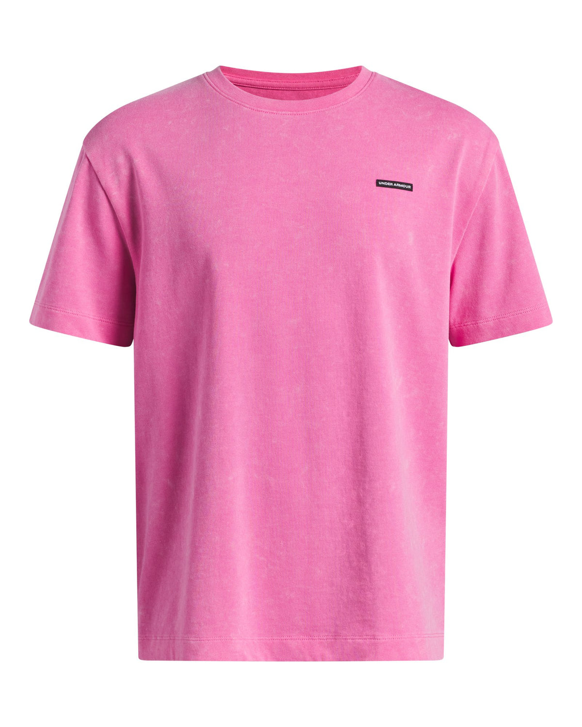 UA Heavyweight Wash Boys' Oversized Short Sleeve - Pink