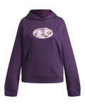 UA Big Logo Print Fill Girls' Hoodie - Purple