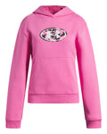 UA Big Logo Print Fill Girls' Hoodie - Pink