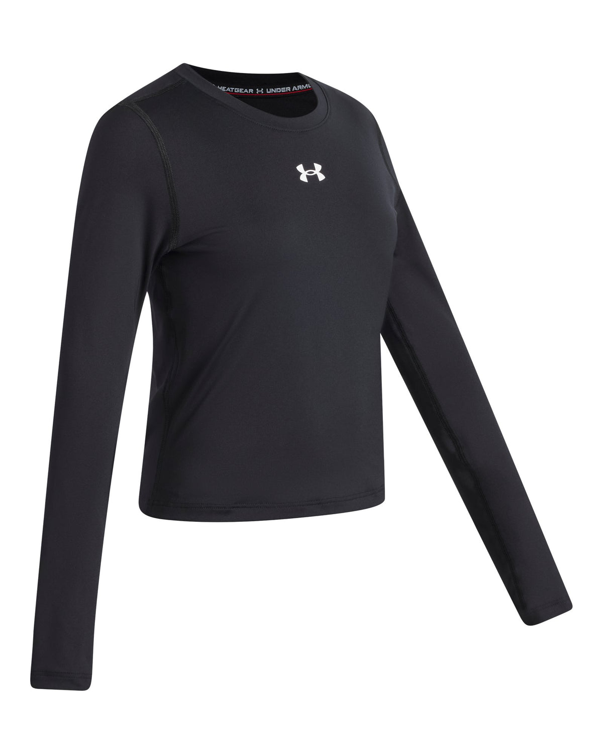 HeatGear® Girls' Long Sleeve - Black