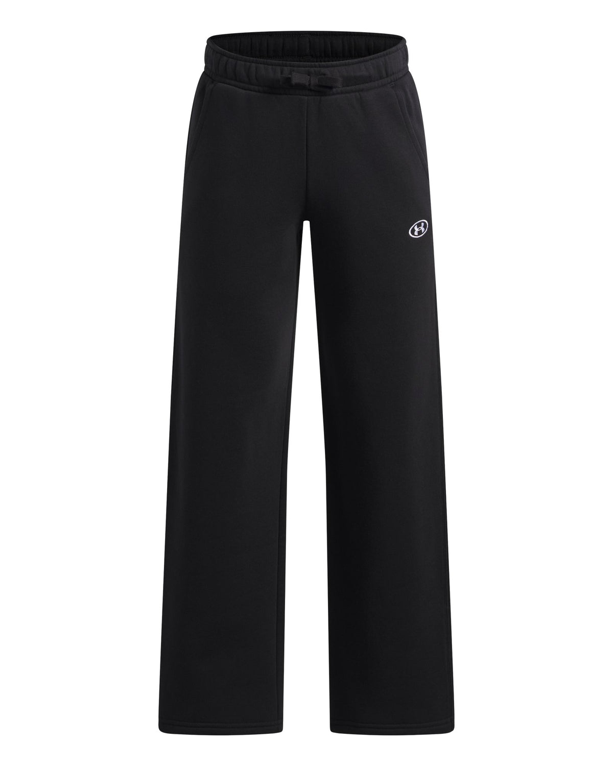 UA Rival Fleece Boys' Open Hem Pants - Black