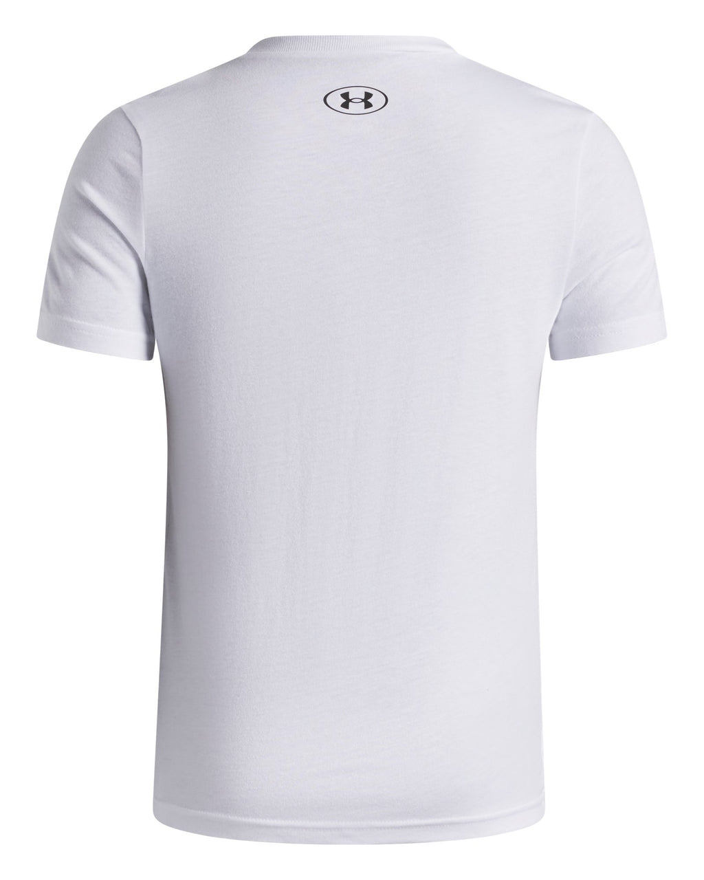 UA Patch Pack Wordmark Boys' Short Sleeve - White