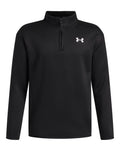 Armour Fleece® Boys' ¼ Zip - Black