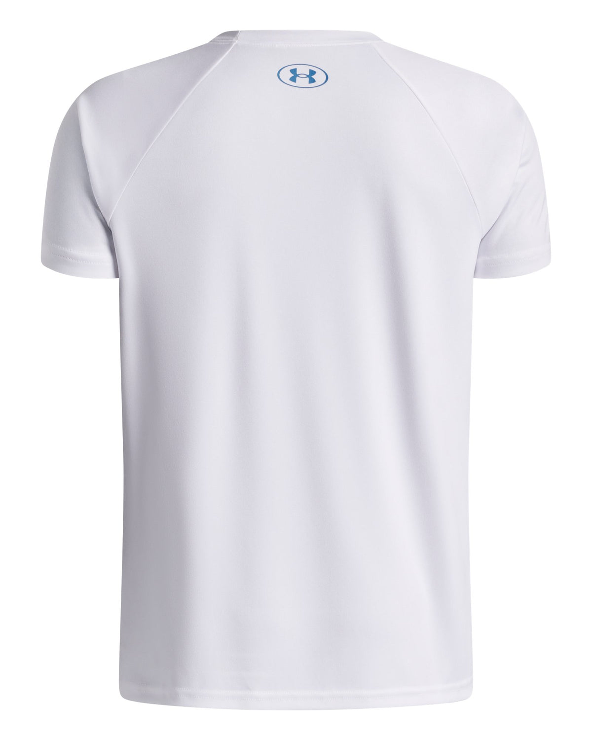 UA Tech™ Chenille Football Boys' Short Sleeve - White