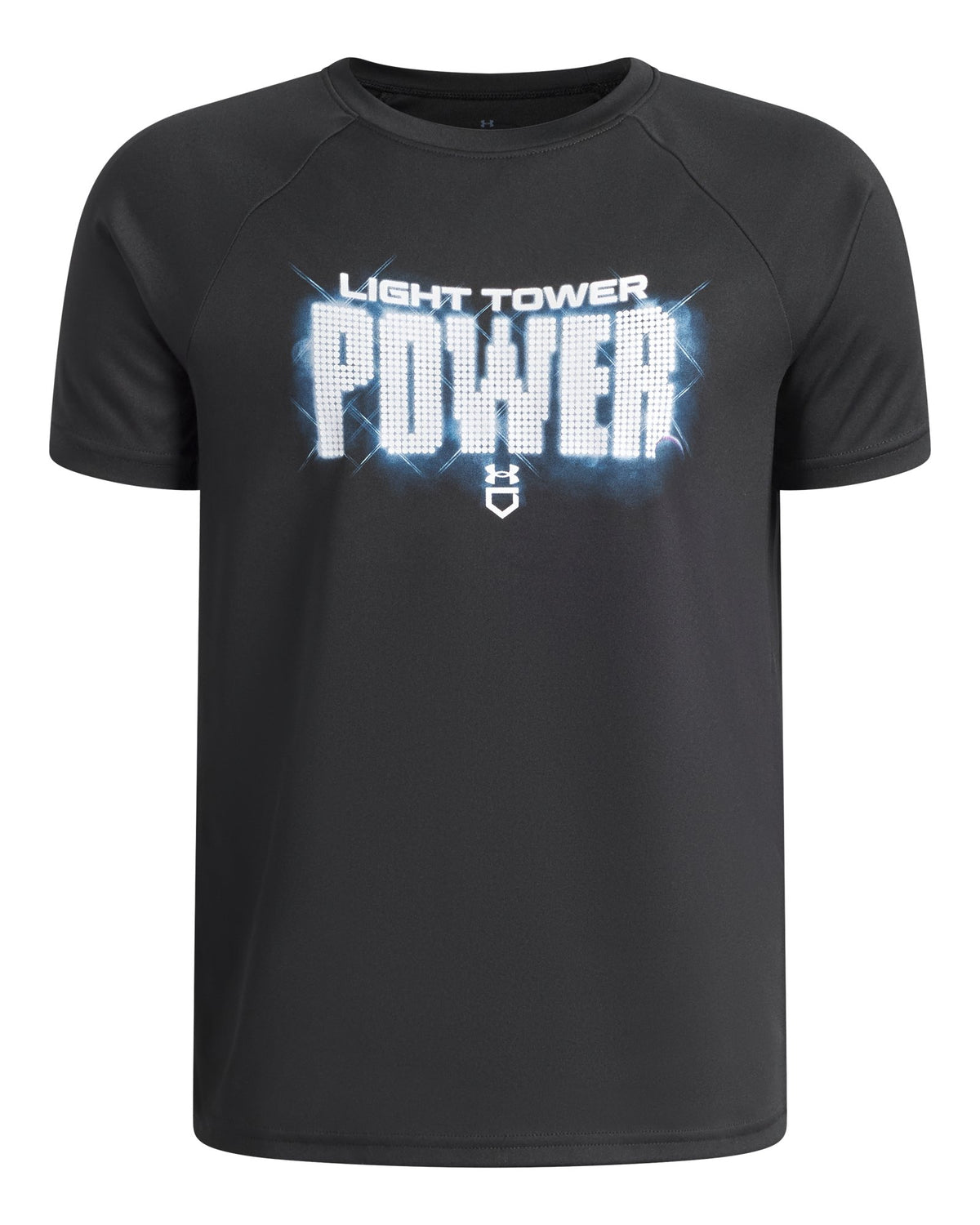 UA Tech™ Baseball Light Tower Power Boys' Short Sleeve - Black