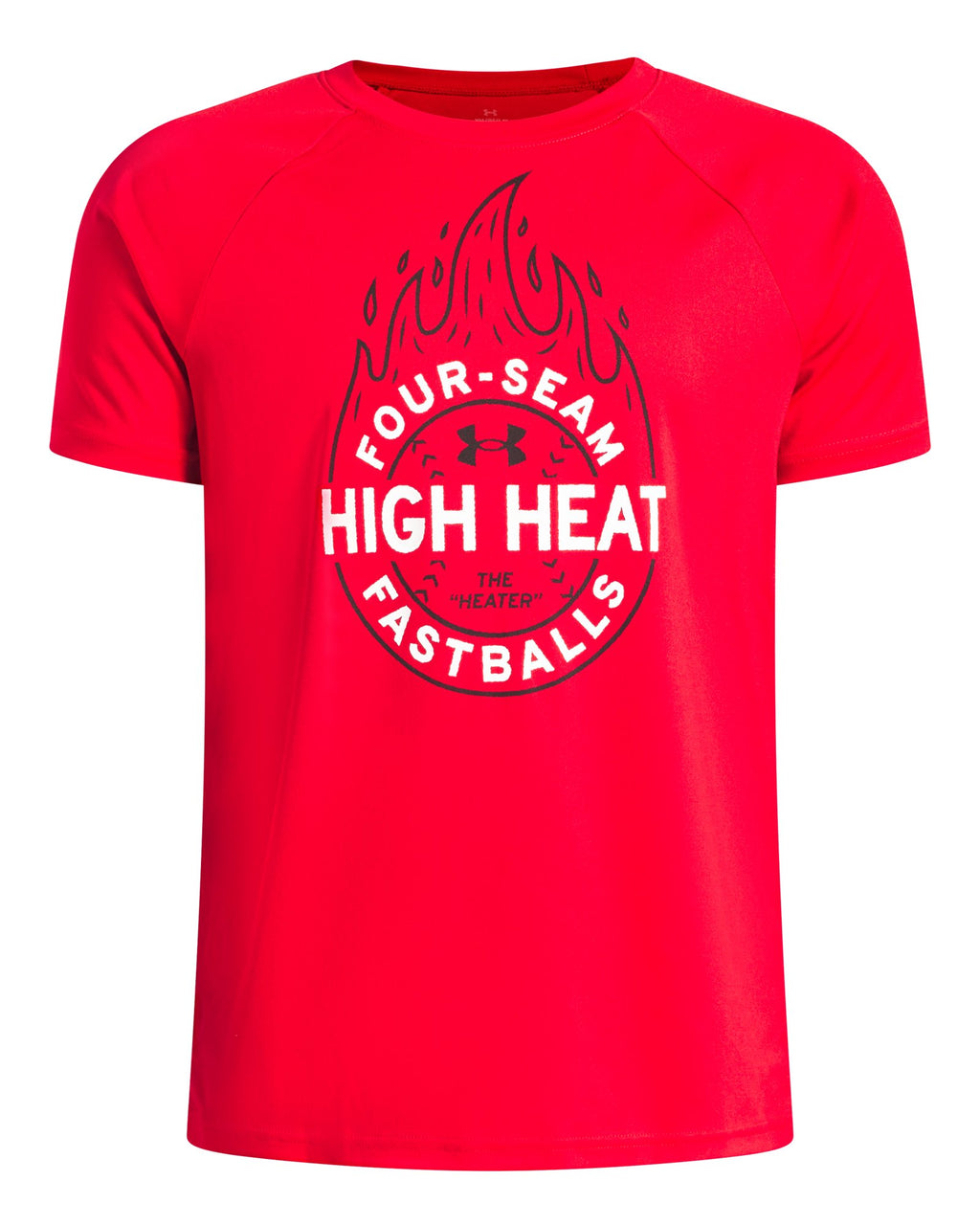 UA Tech™ Baseball High Heat Boys' Short Sleeve - Red