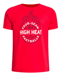 UA Tech™ Baseball High Heat Boys' Short Sleeve - Red