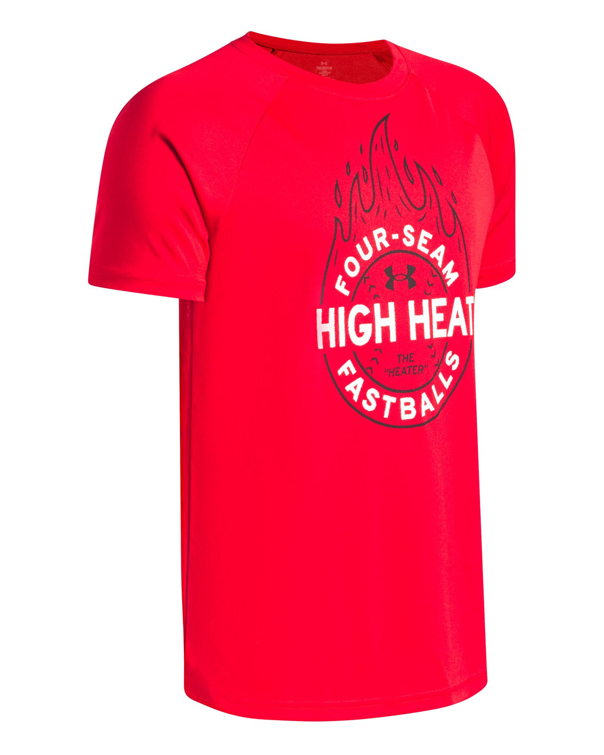UA Tech™ Baseball High Heat Boys' Short Sleeve - Red