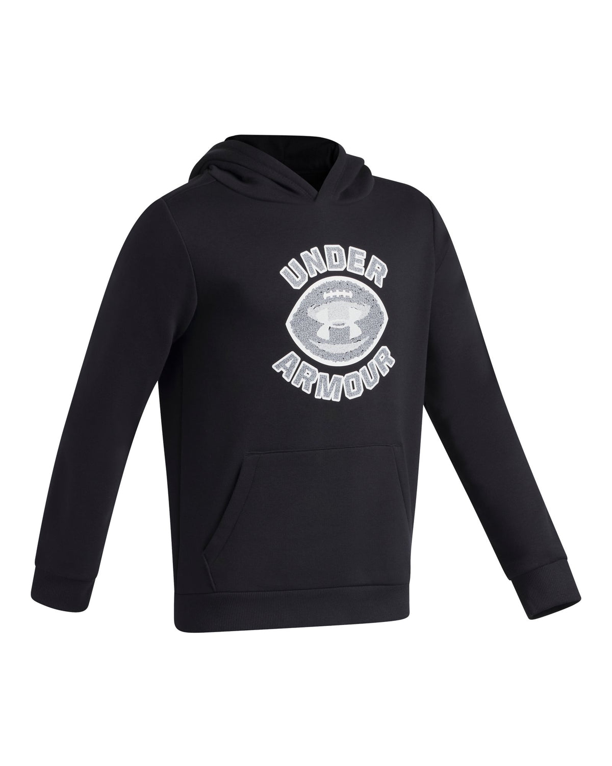 UA Rival Fleece FB Graphic Boys' Hoodie - Black