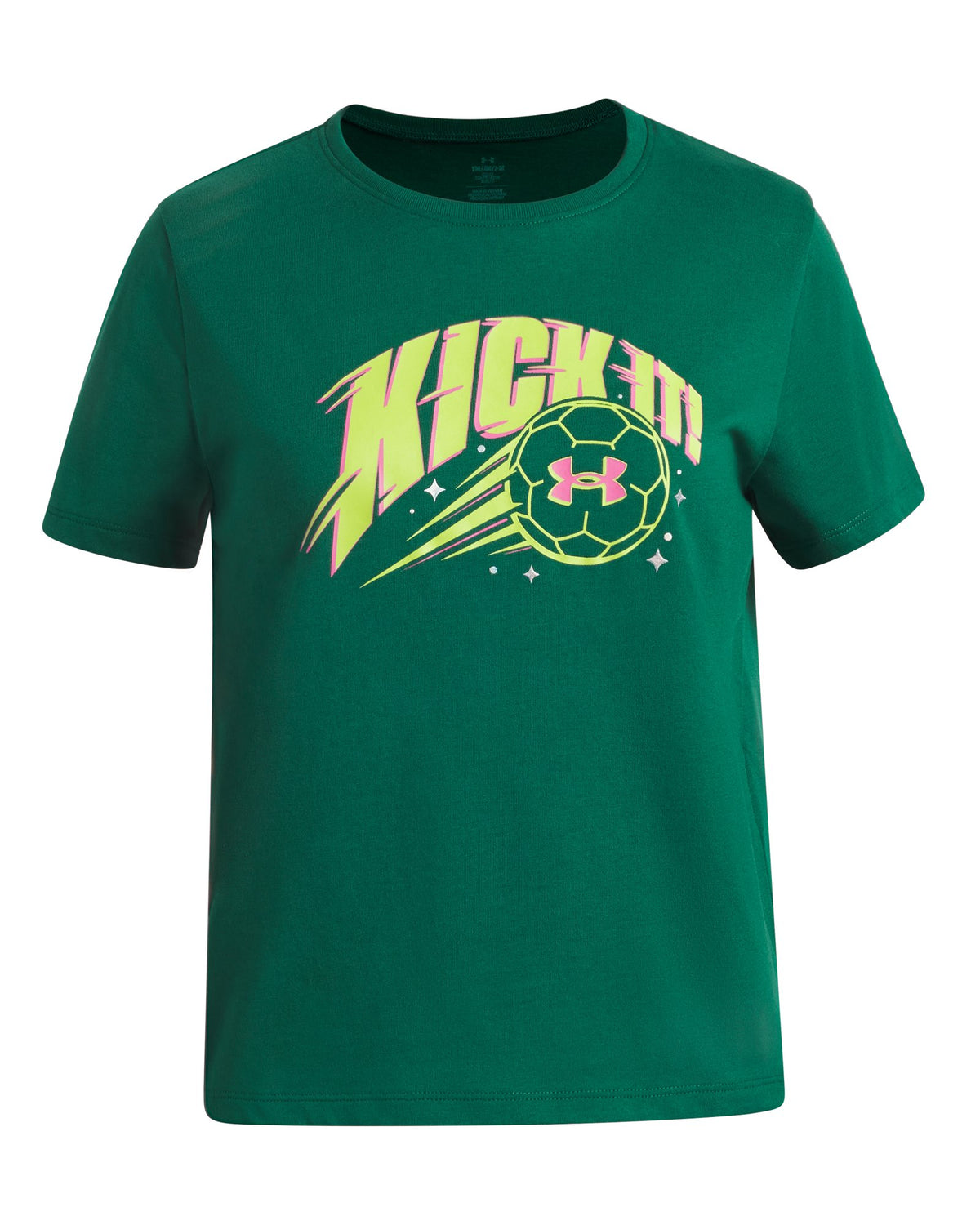 UA Soccer Girls' Short Sleeve - Green