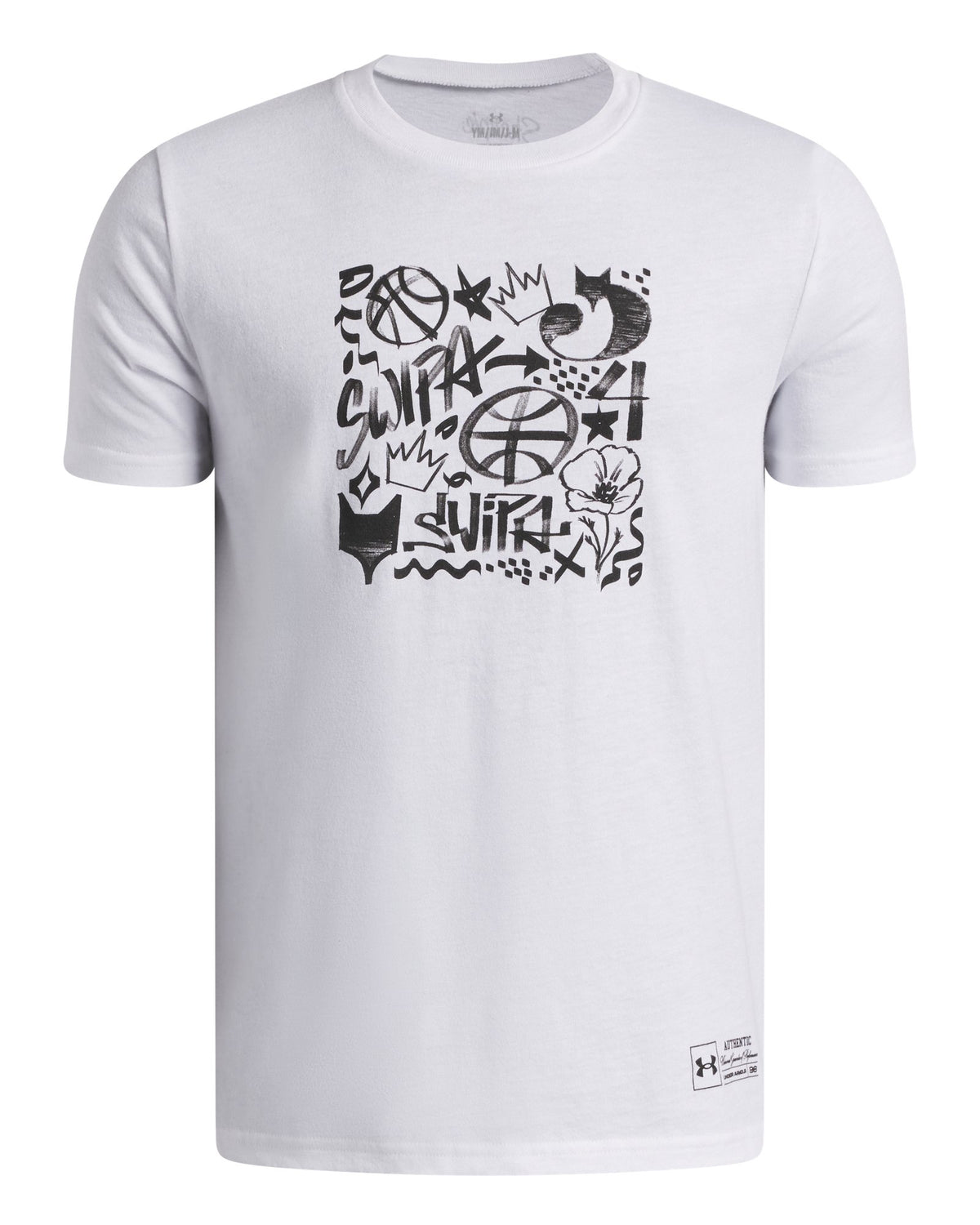 UA D. Fox x Sharpie Boys' Short Sleeve - White