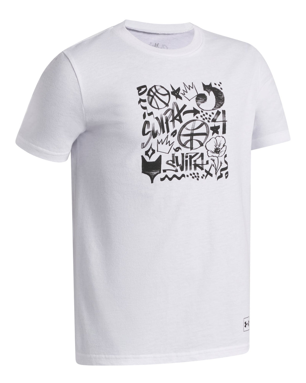 UA D. Fox x Sharpie Boys' Short Sleeve - White