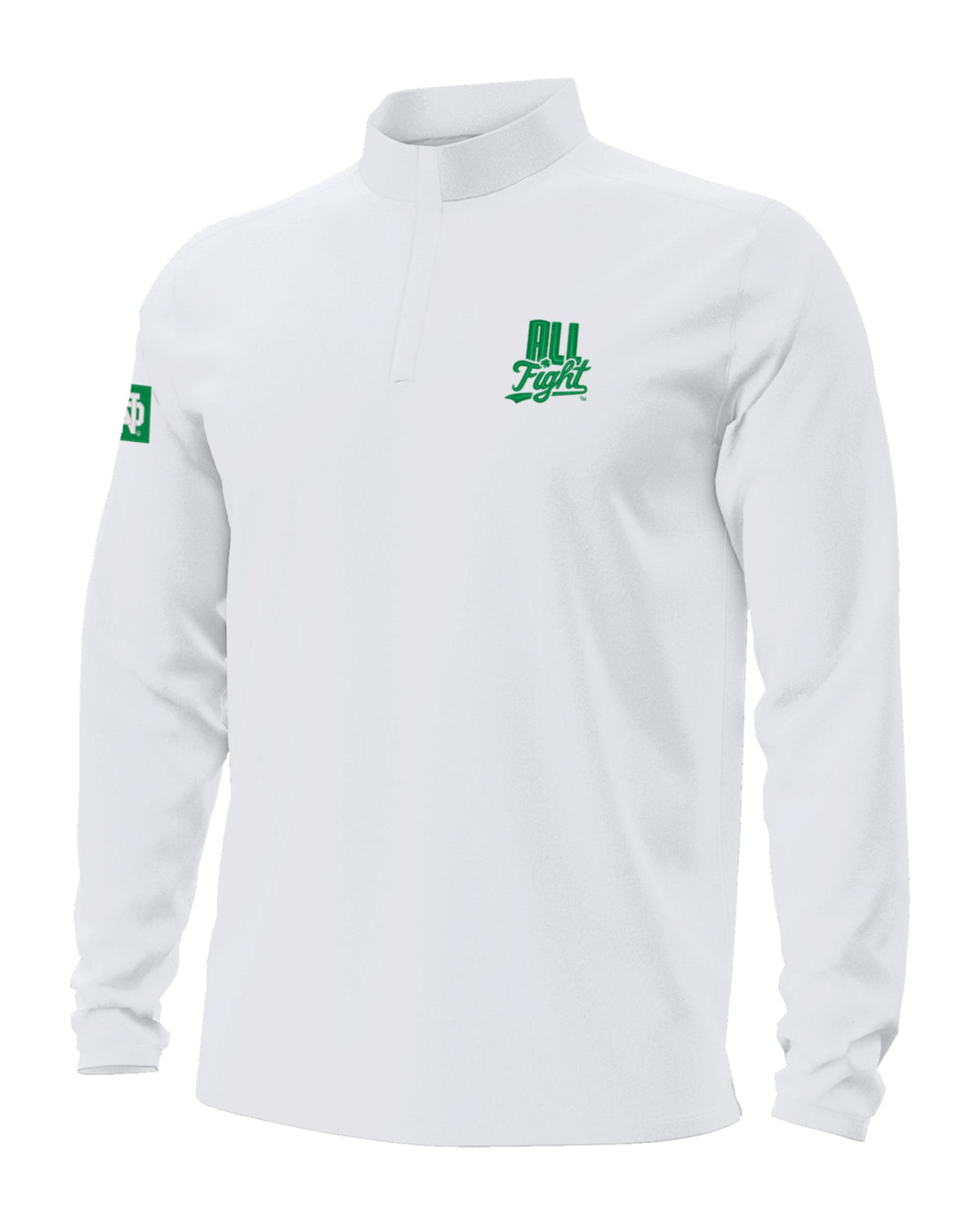 UA Motion Collegiate Men's ¼ Zip - White
