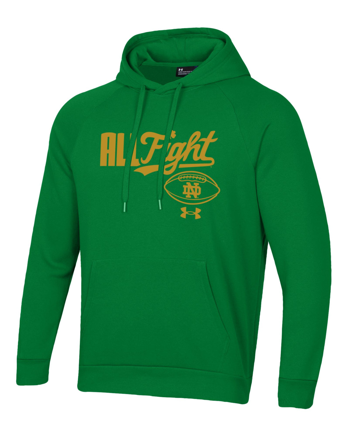 UA Rival Fleece Collegiate Men's Hoodie - Green