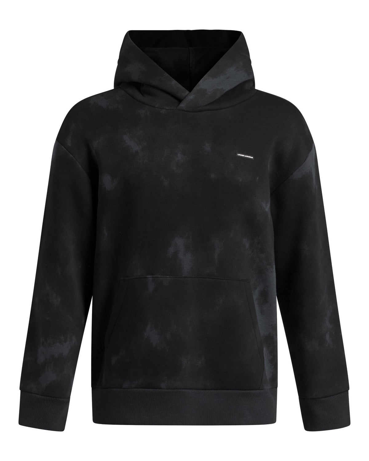 UA Icon Fleece Washed Boys' Hoodie - Black