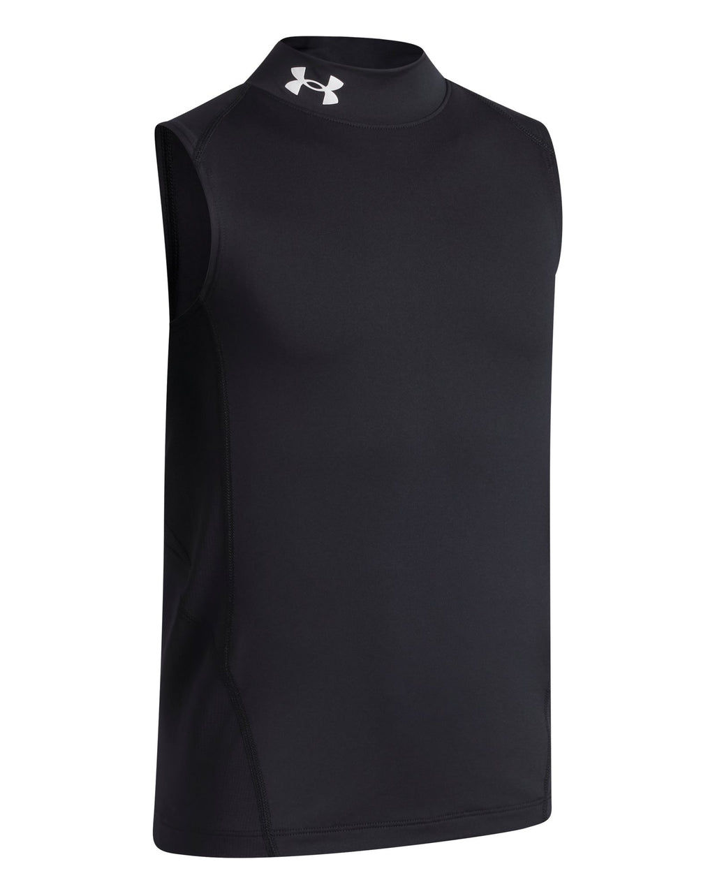 HeatGear® Mock Boys' Sleeveless - Black