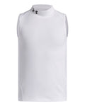 HeatGear® Mock Boys' Sleeveless - White