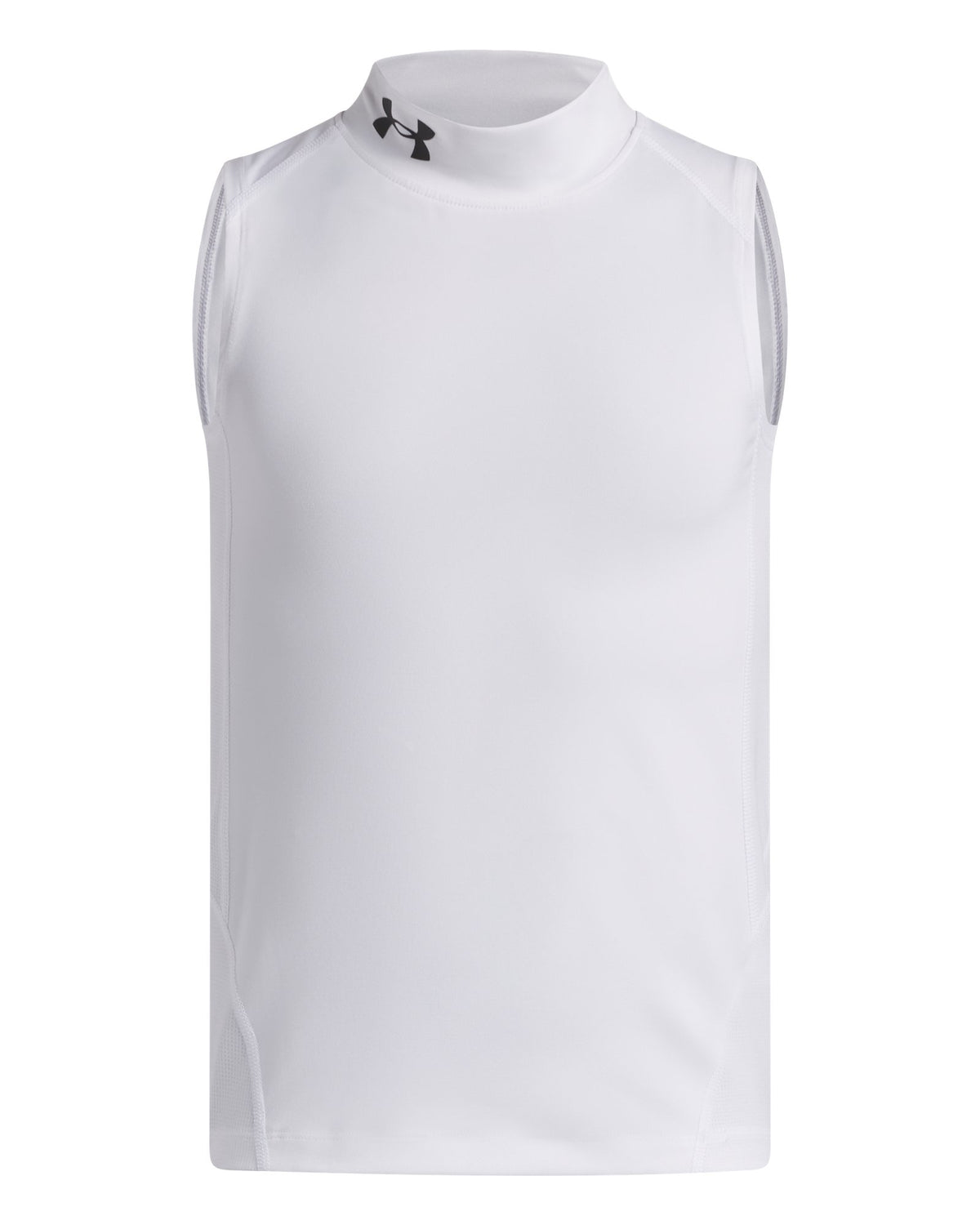 HeatGear® Mock Boys' Sleeveless - White