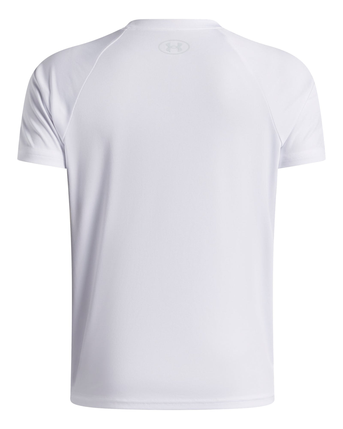 UA Slam Logo Boys' Short Sleeve - White