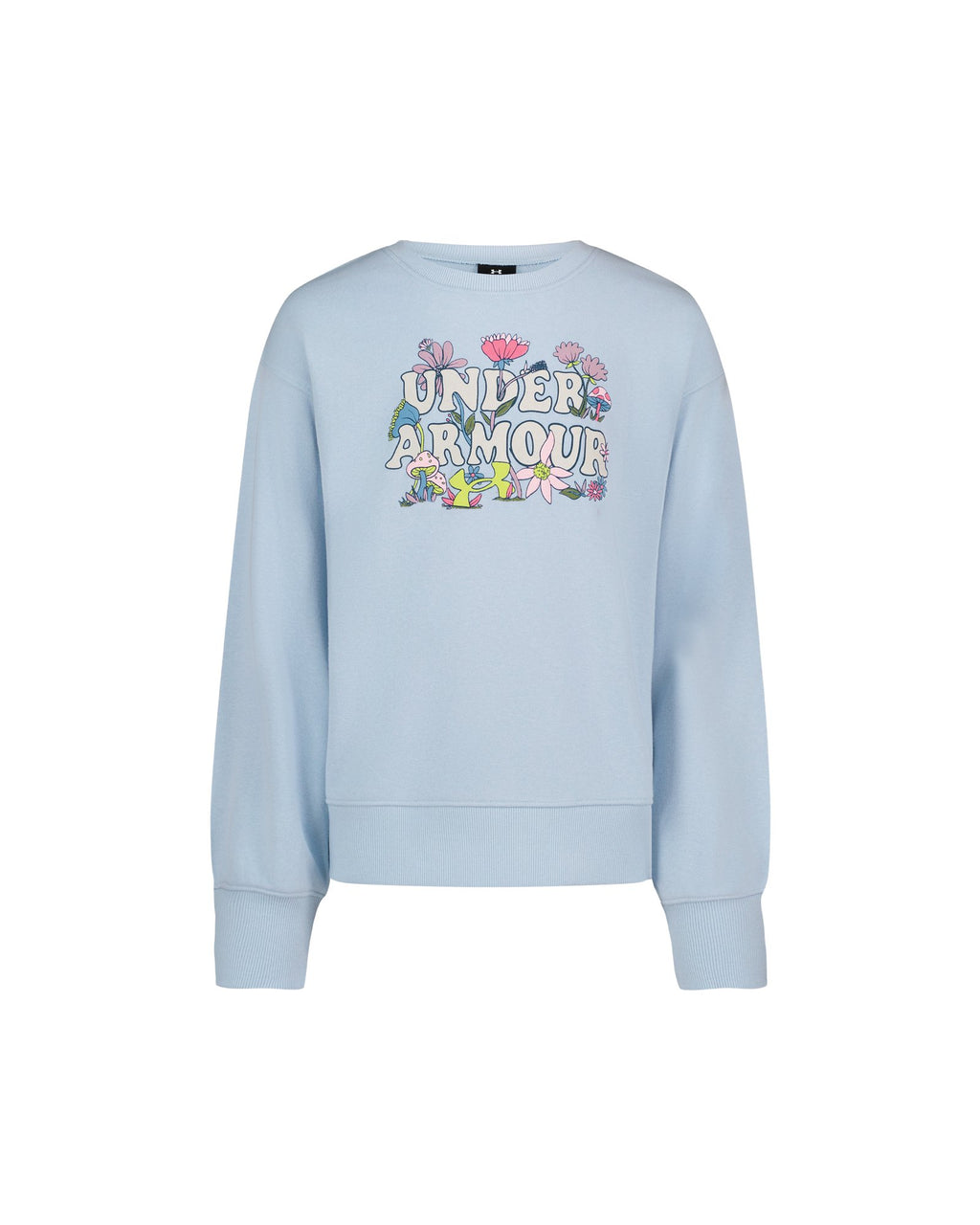 UA Fall Blooms Rival Terry Girls' Crew - Blue