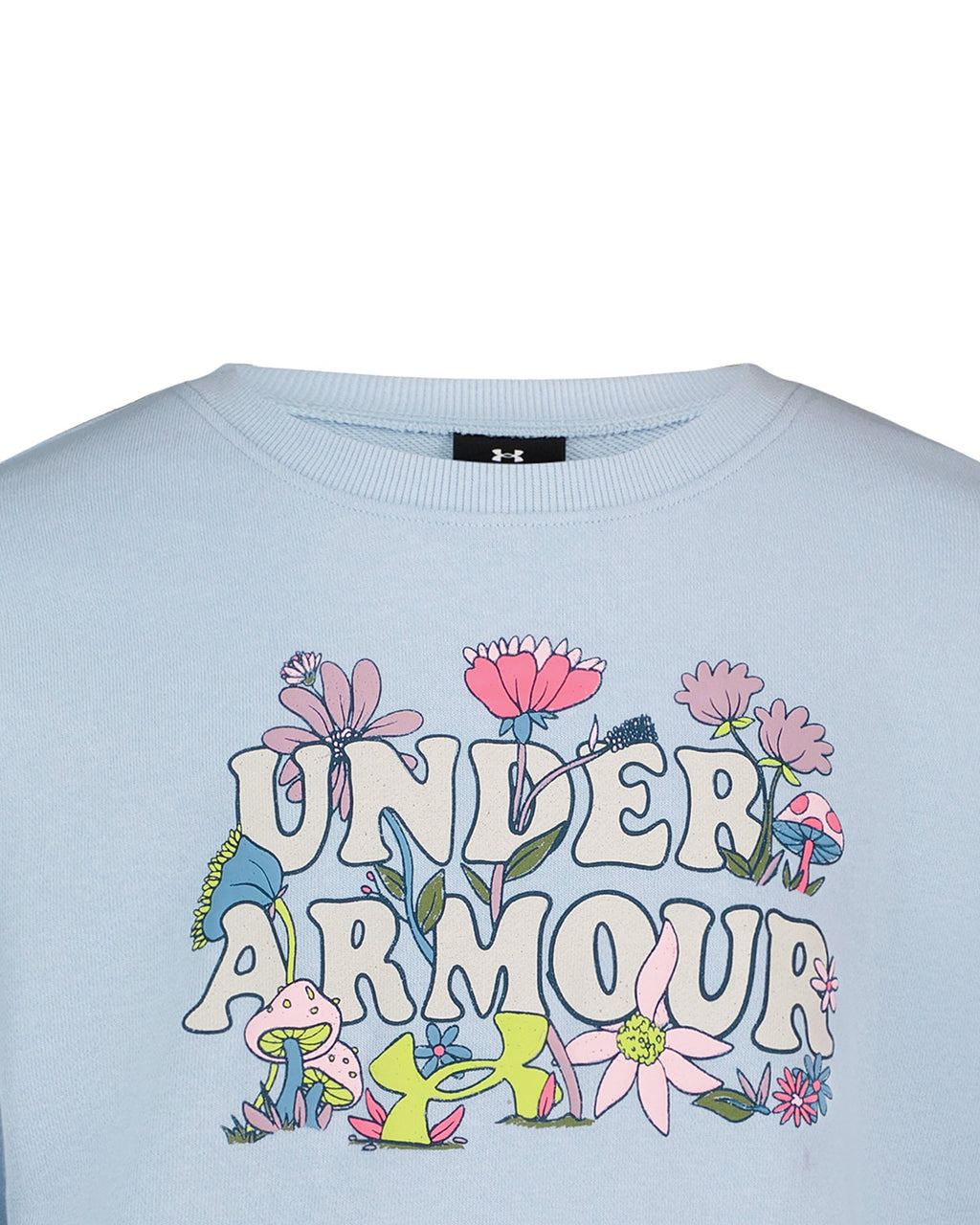 UA Fall Blooms Rival Terry Girls' Crew - Blue