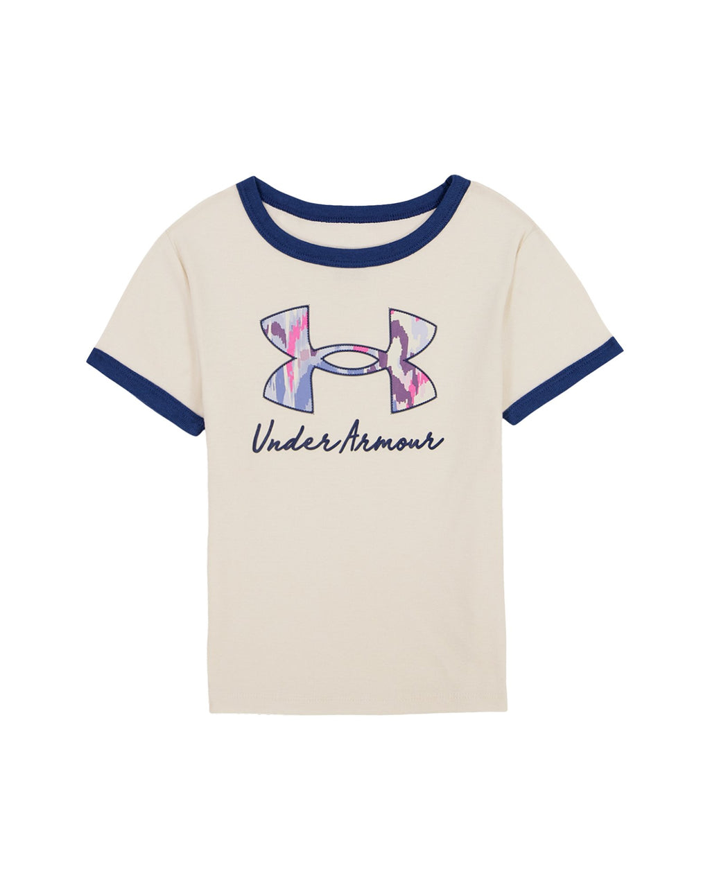 UA Print Logo Girls' Short Sleeve - Brown