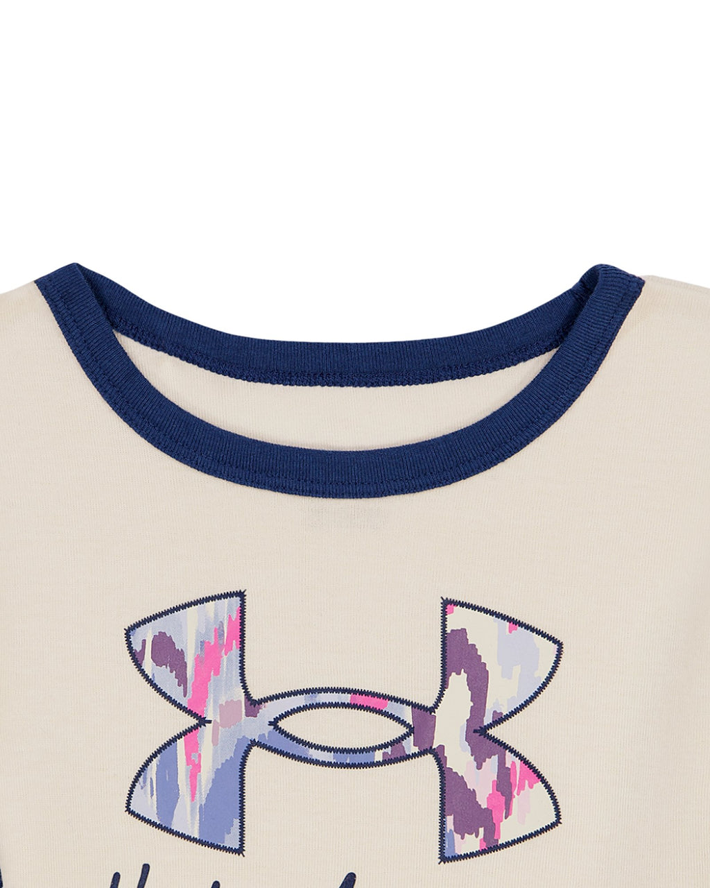 UA Print Logo Girls' Short Sleeve - Brown