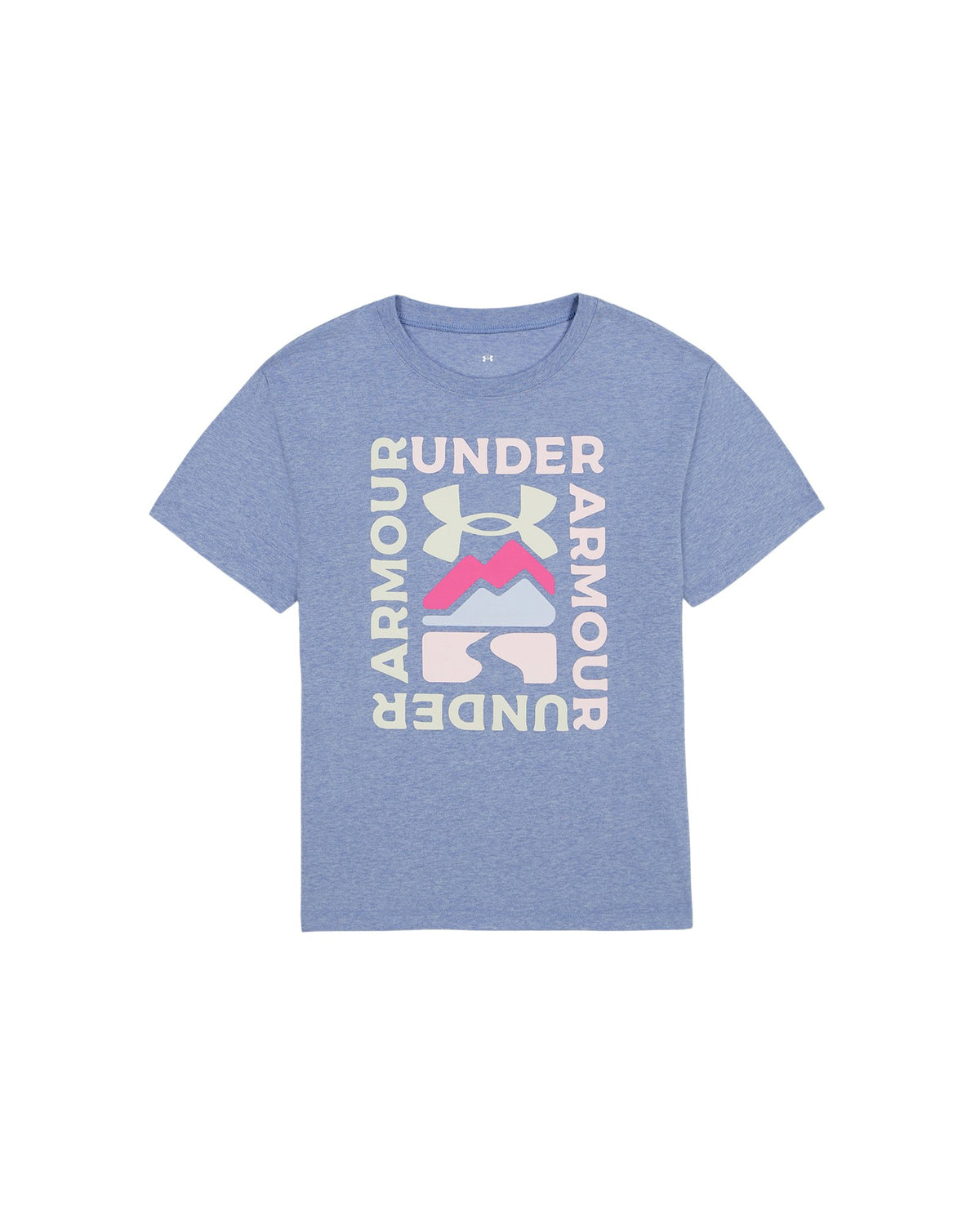 UA Scenespire Girls' Short Sleeve - Blue
