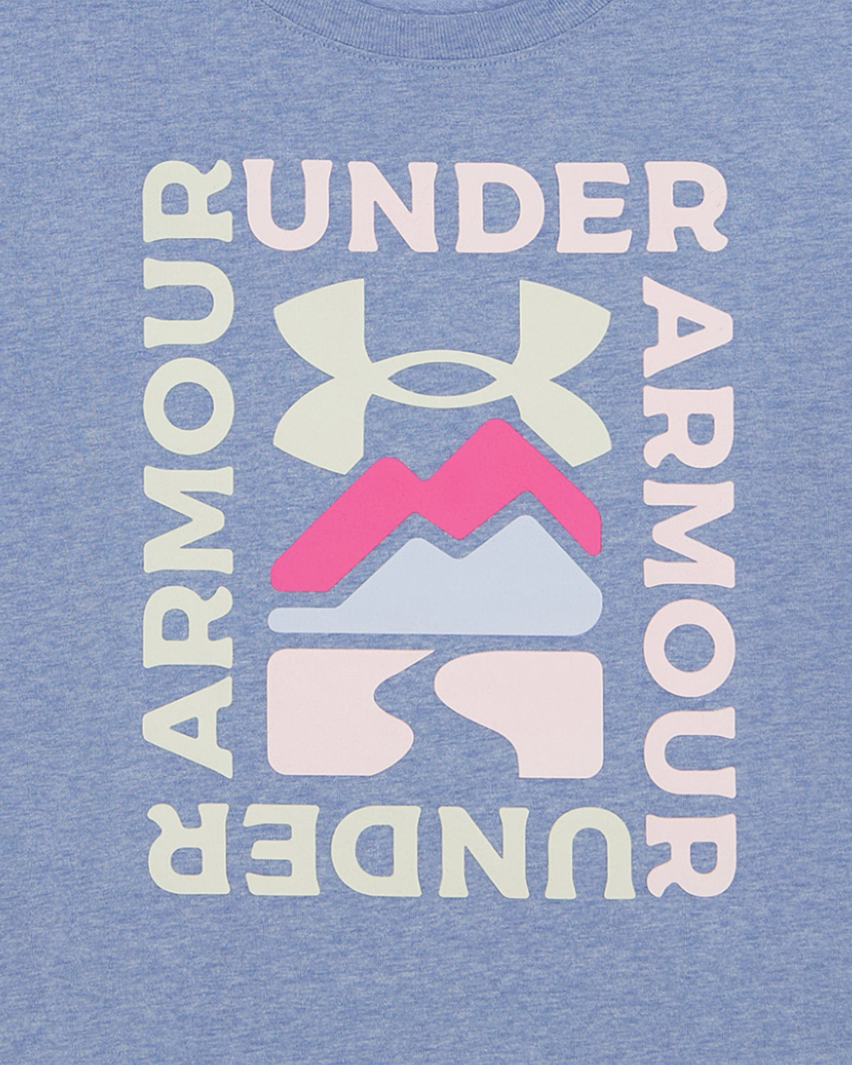 UA Scenespire Girls' Short Sleeve - Blue
