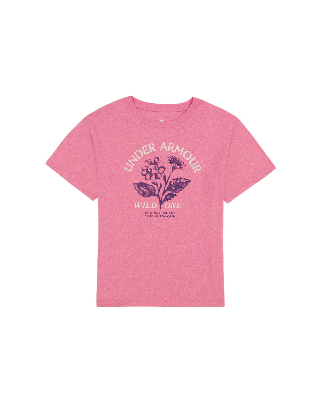UA Wild One Girls' T-Shirt - Pink