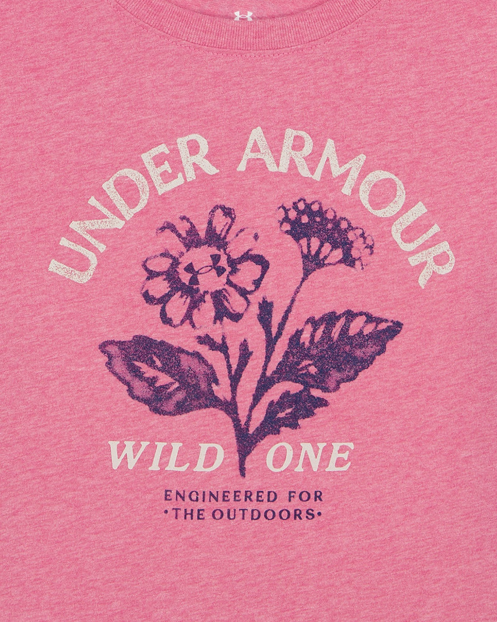 UA Wild One Girls' T-Shirt - Pink