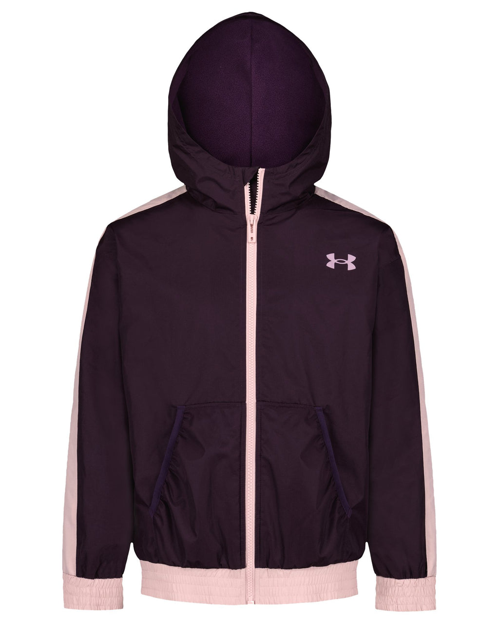 UA Manataug Girls' Windbreaker - Purple