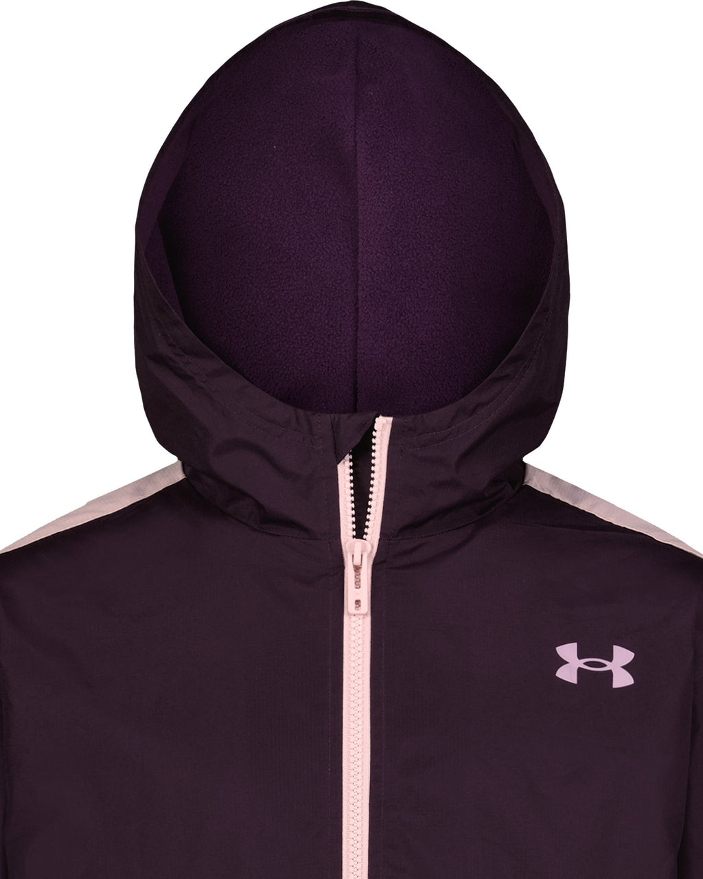 UA Manataug Girls' Windbreaker - Purple